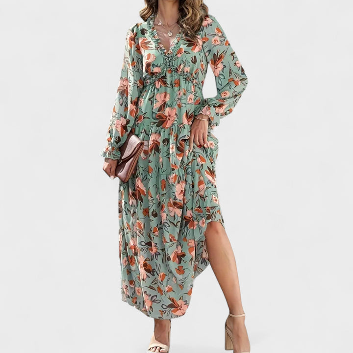 Hester | Floral Tiered Maxi Dress