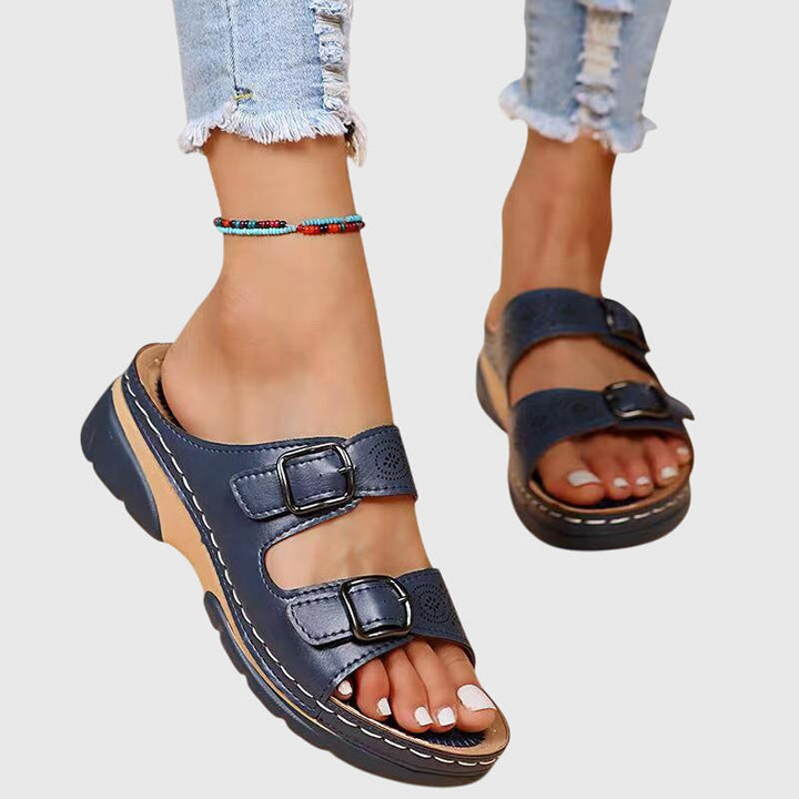 JOLANDA | ORTHOPEDIC LEATHER SANDALS