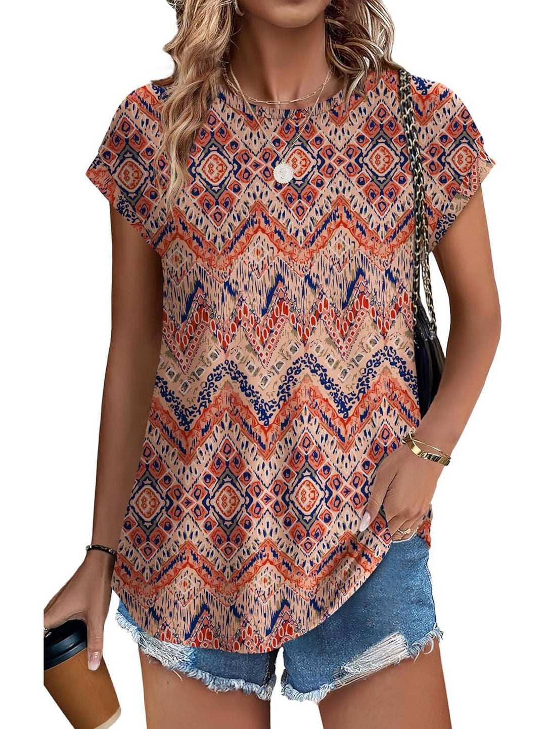 Avril | Chic Printed Blouse