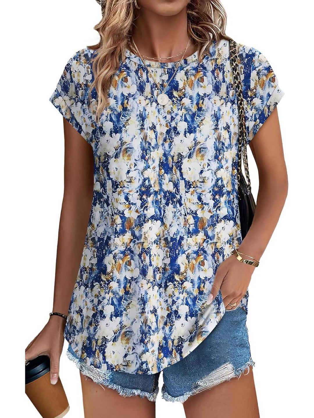 Avril | Chic Printed Blouse