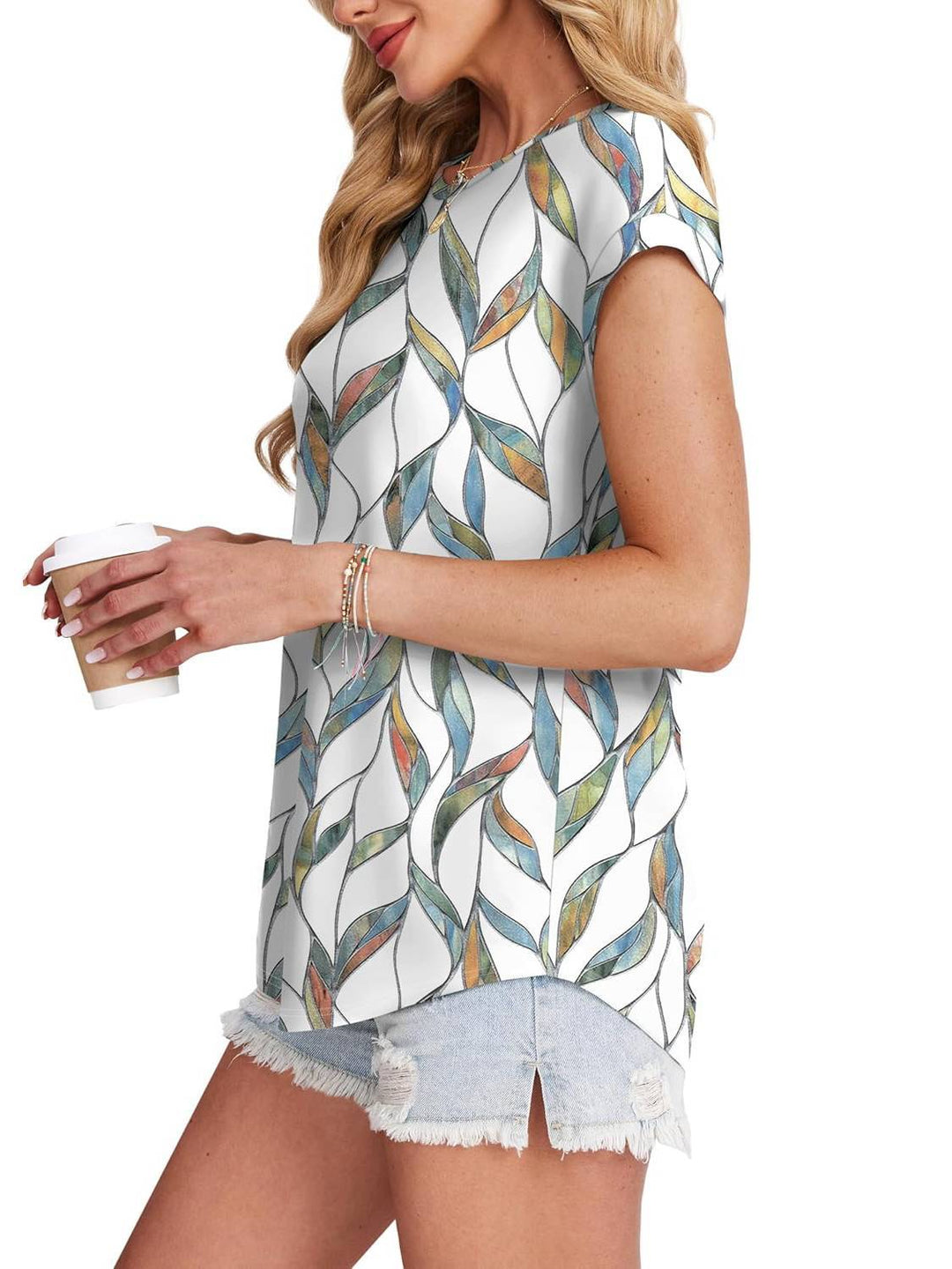 Avril | Chic Printed Blouse