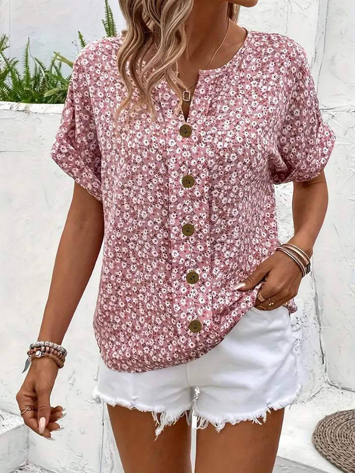 Bobbie™ | Stylish Floral Print Blouse