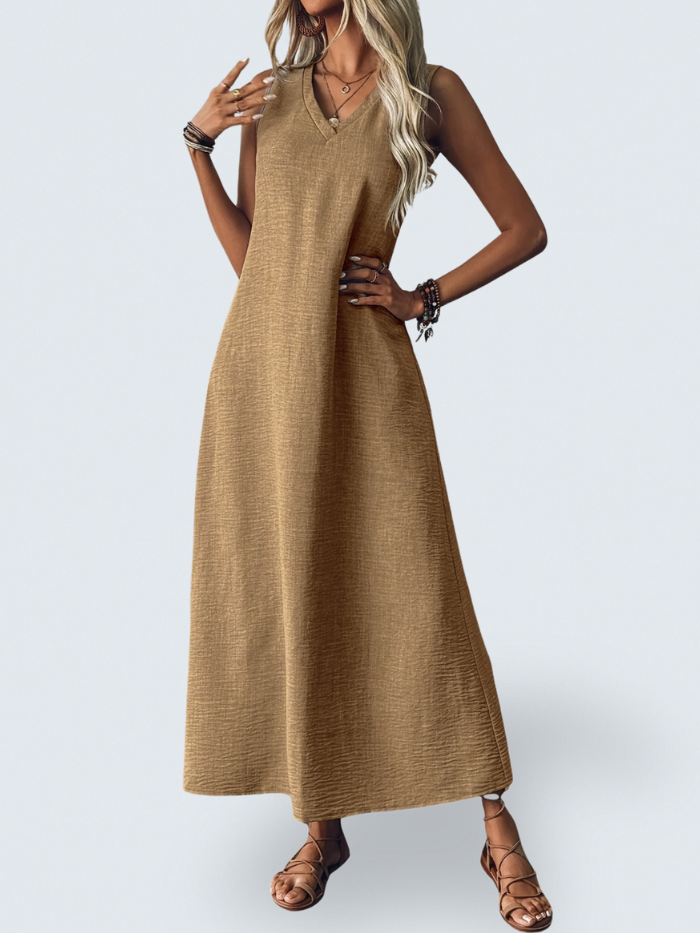Rosemary | Sleeveless Maxi Dress