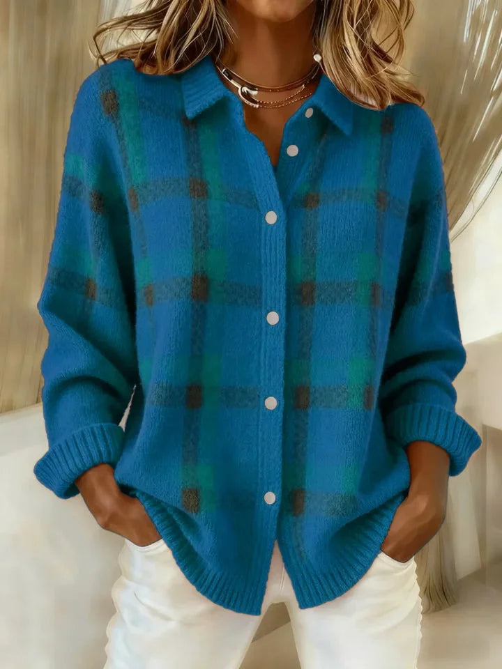 Coral™ | Retro Cheque Sweater