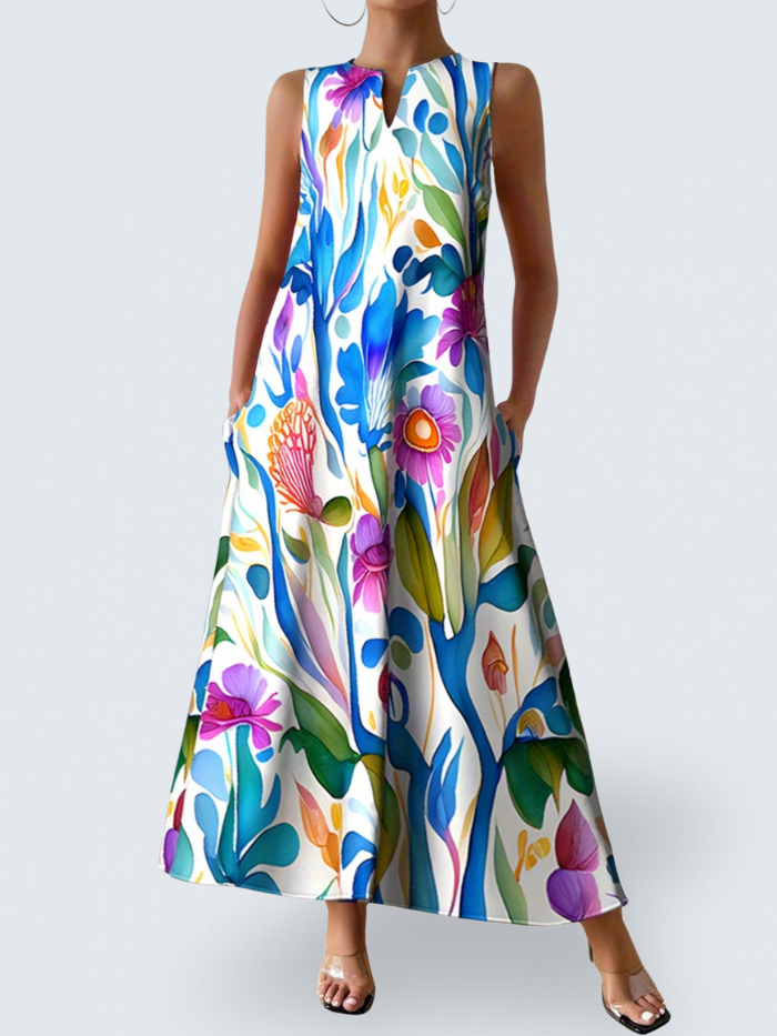 Ursula | Blooming Print Maxi Dress