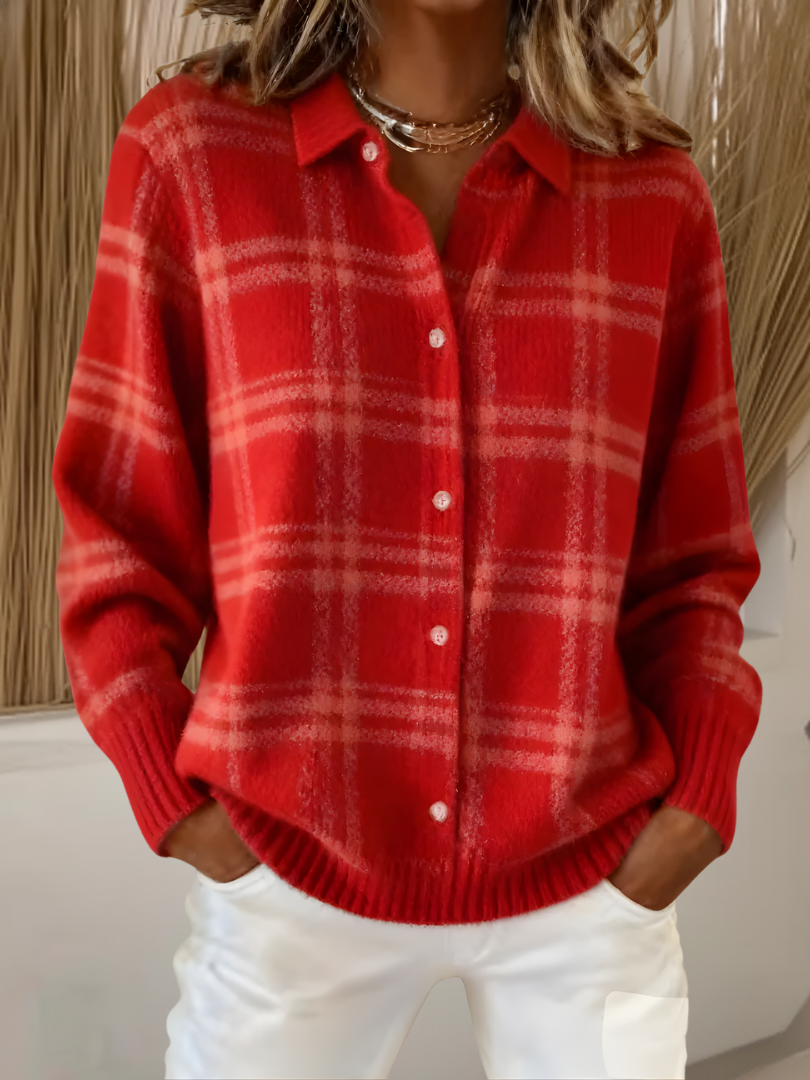 Cordula™ | Heritage Plaid Cardigan
