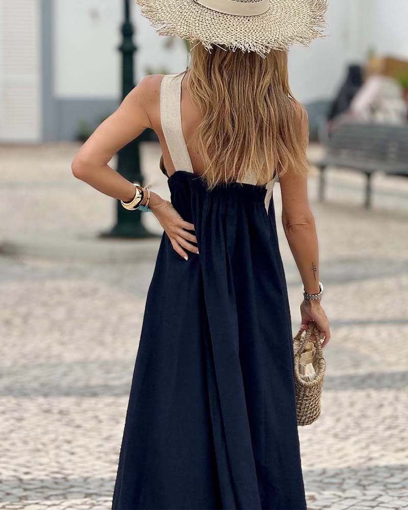 Norma | Cross Neck Dress
