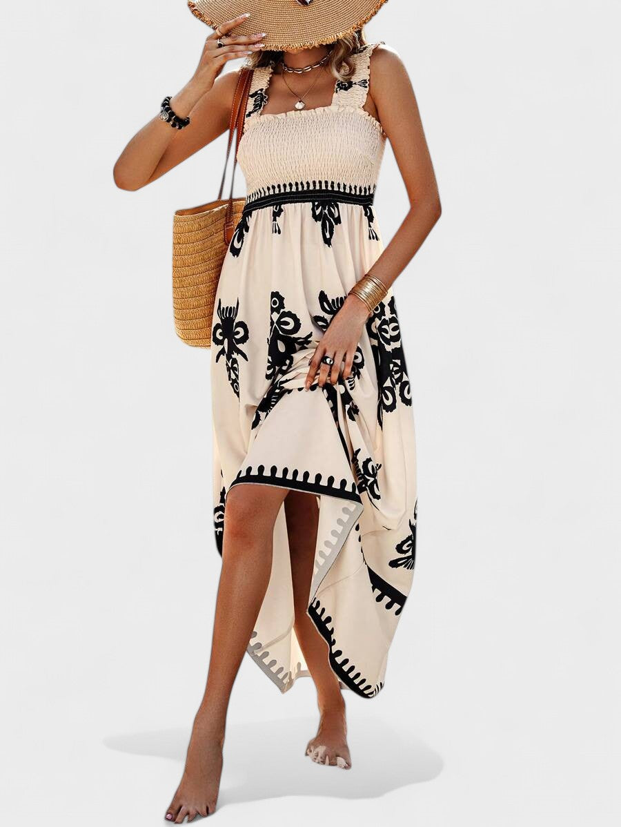 Daisy | Maxi Dress with Smocked Bodice