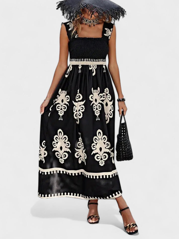 Daisy | Maxi Dress with Smocked Bodice