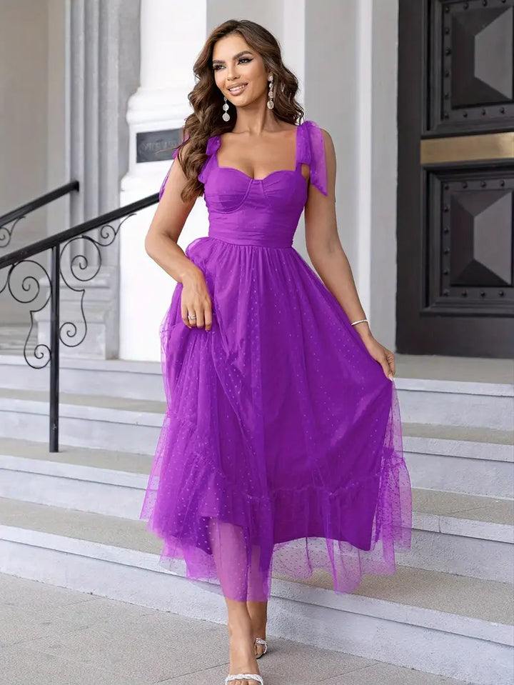 Thea | Elegant Mesh Gown