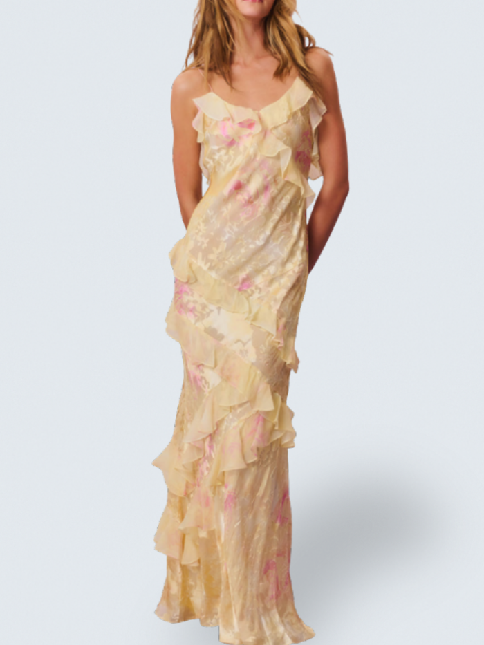 Marion | Ruffle Maxi Dress