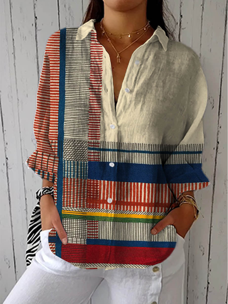 Theodora | Artistic Pattern Blouse