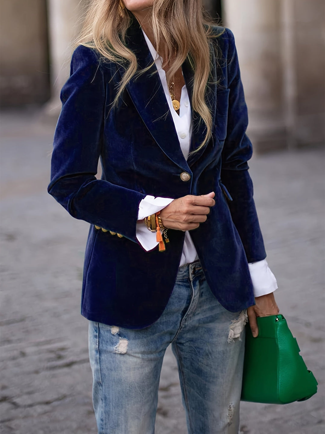 Angelina | Velvet Blazer – Confidence, Comfort & Timeless Class