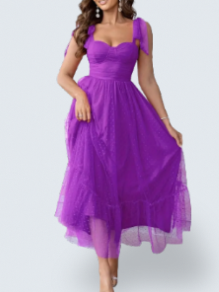 Thea | Elegant Mesh Gown