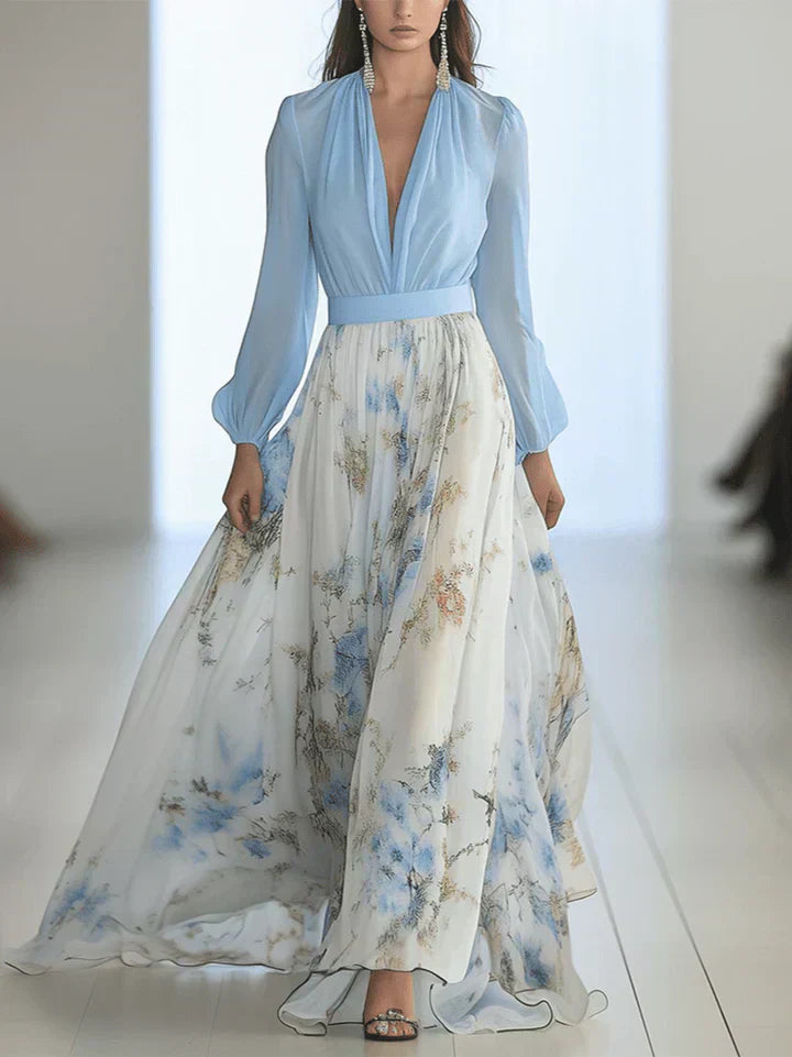 June | Floral Long Dress