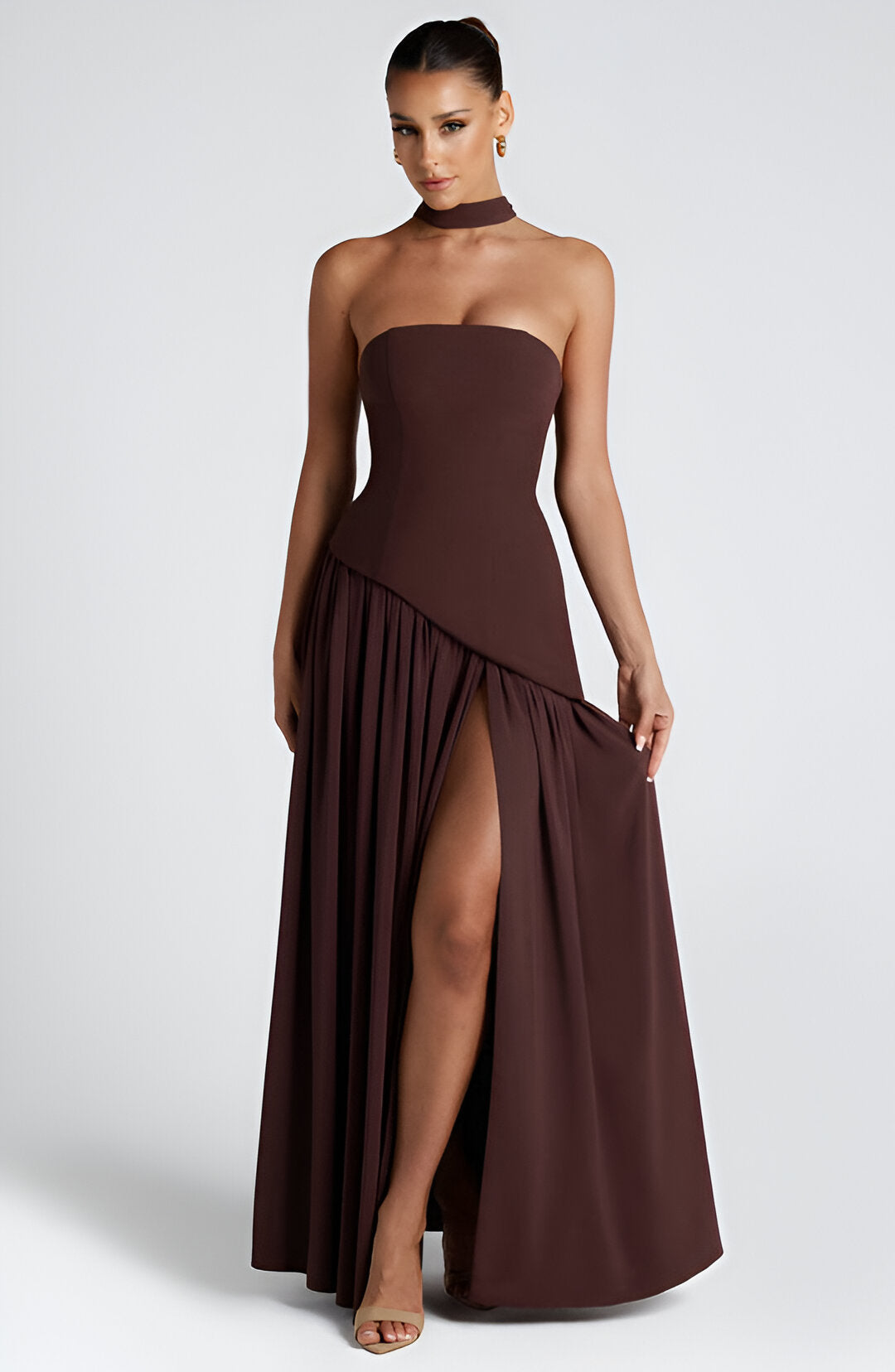 Octavia | Strapless Maxi Dress