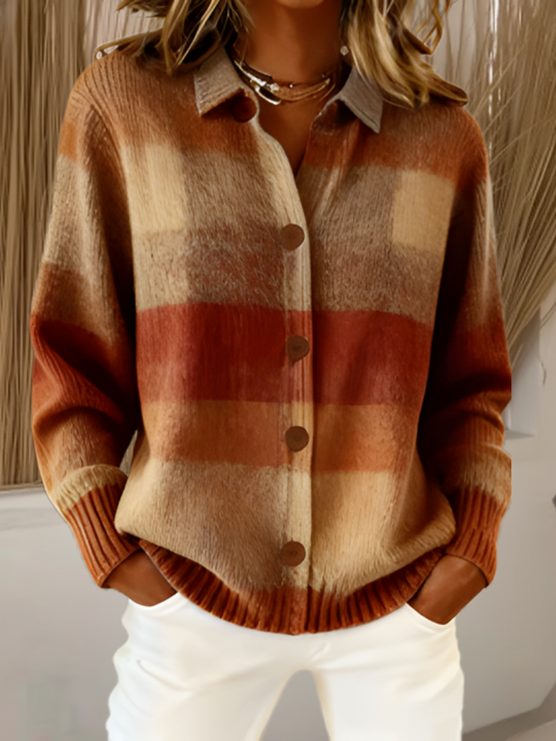 Helena™ | Classic Tartan Cardigan