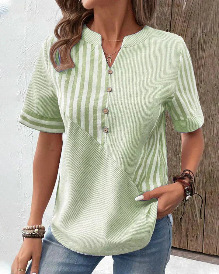 Bee | Soft Striped Blouse