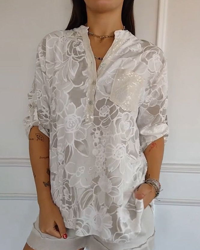 Imogen | Elegant Blouse with Pocket