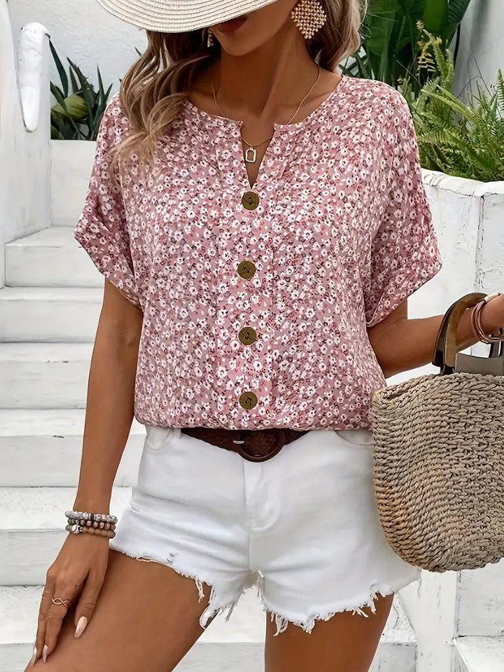 Bobbie™ | Stylish Floral Print Blouse