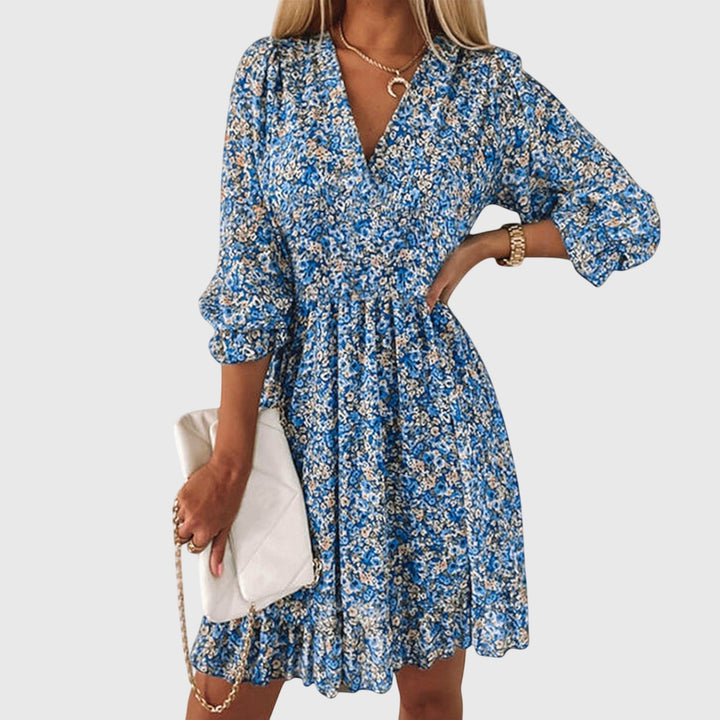 Shannon™ | Floral Puff Sleeve Dress