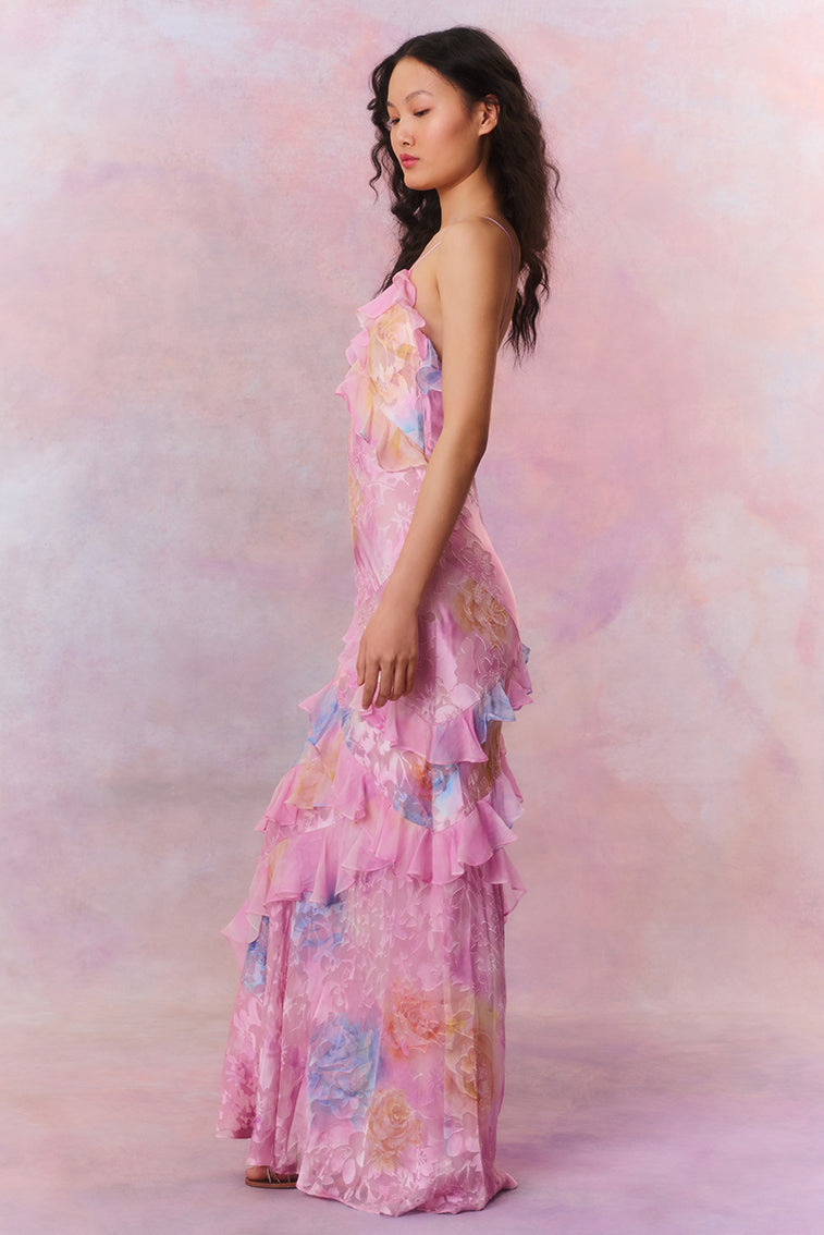 Marion | Ruffle Maxi Dress