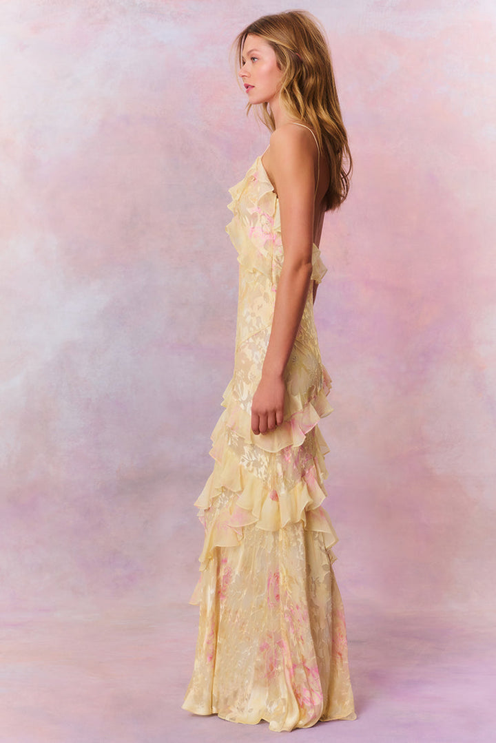 Marion | Ruffle Maxi Dress