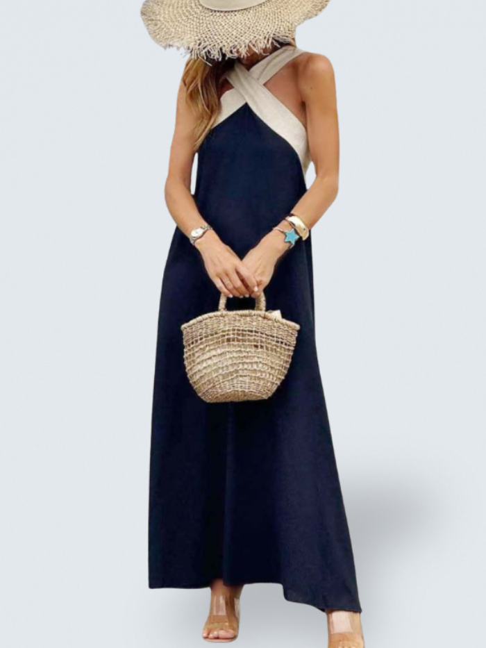 Norma | Cross Neck Dress