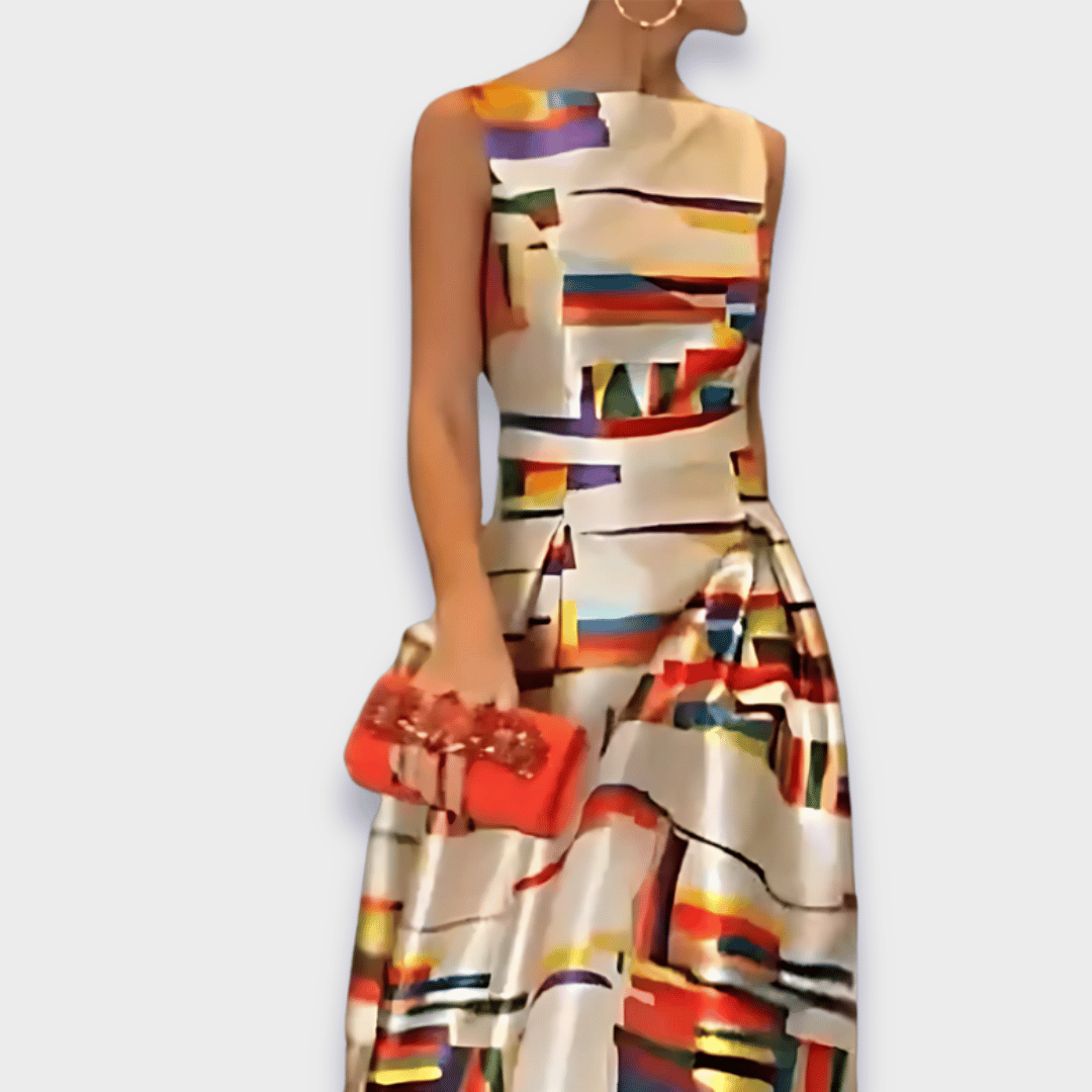 Georgina - Long Dress Made from Premium Fabric