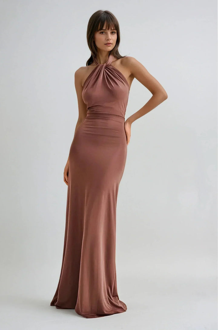 Vera | Halter Maxi Dress