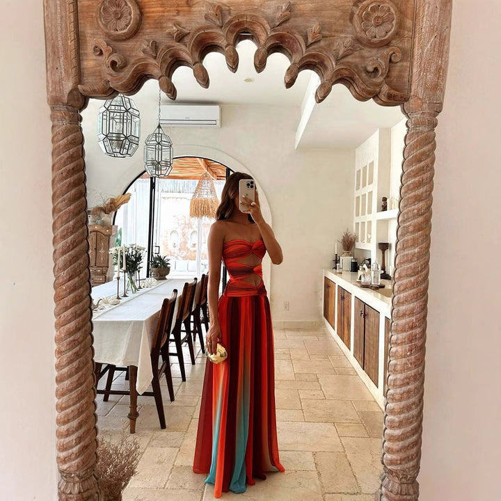 Jacqueline | Strapless Maxi Dress