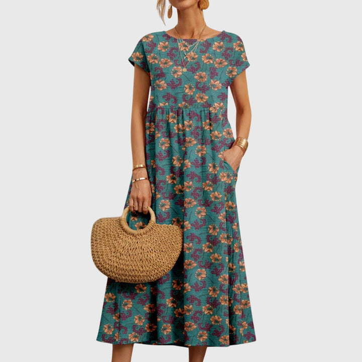 Sylvia™  | Chic Floral Dress