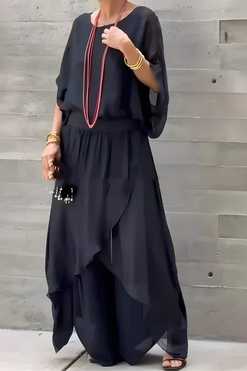 Delora | Wide-Leg Two-Piece Set