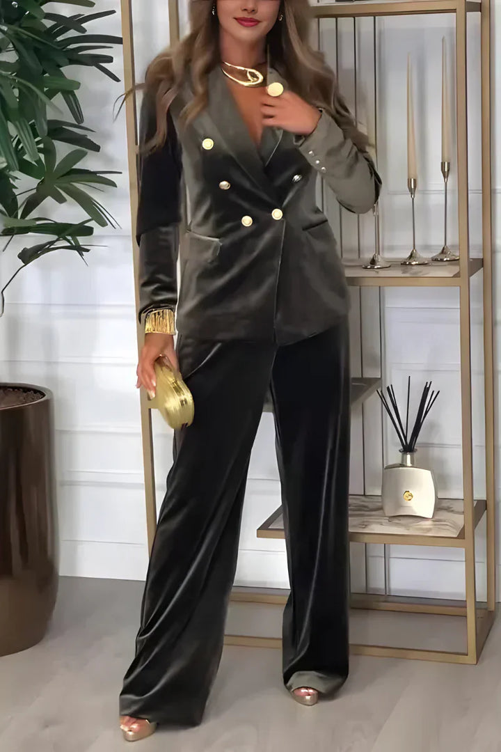 Davina™ | Chic Velvet Two-Piece Set