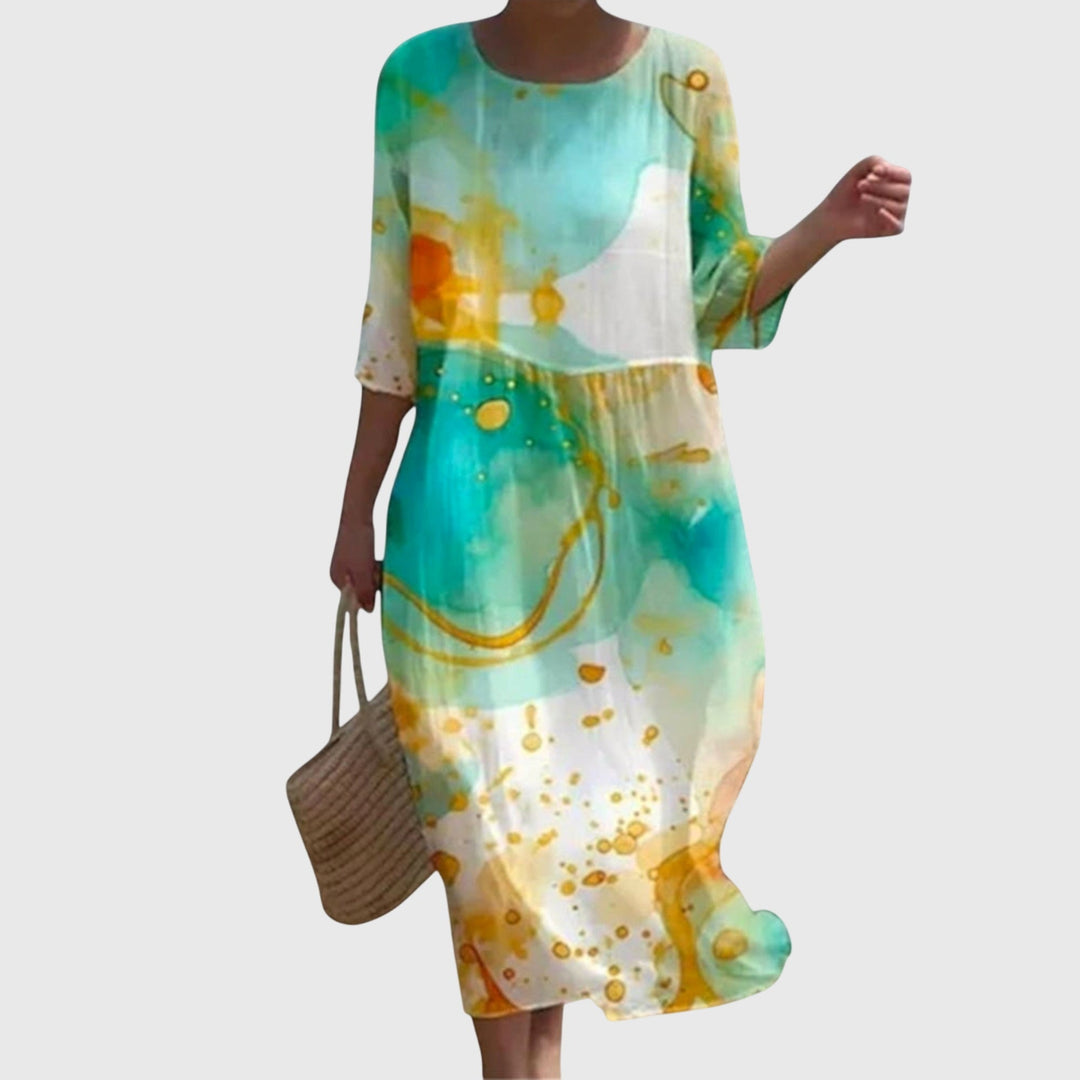Olive™ | Stylish Floral Maxi Dress