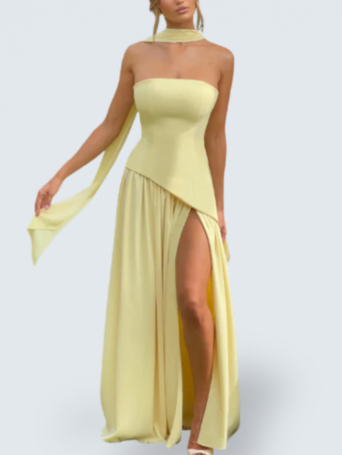 Octavia | Strapless Maxi Dress