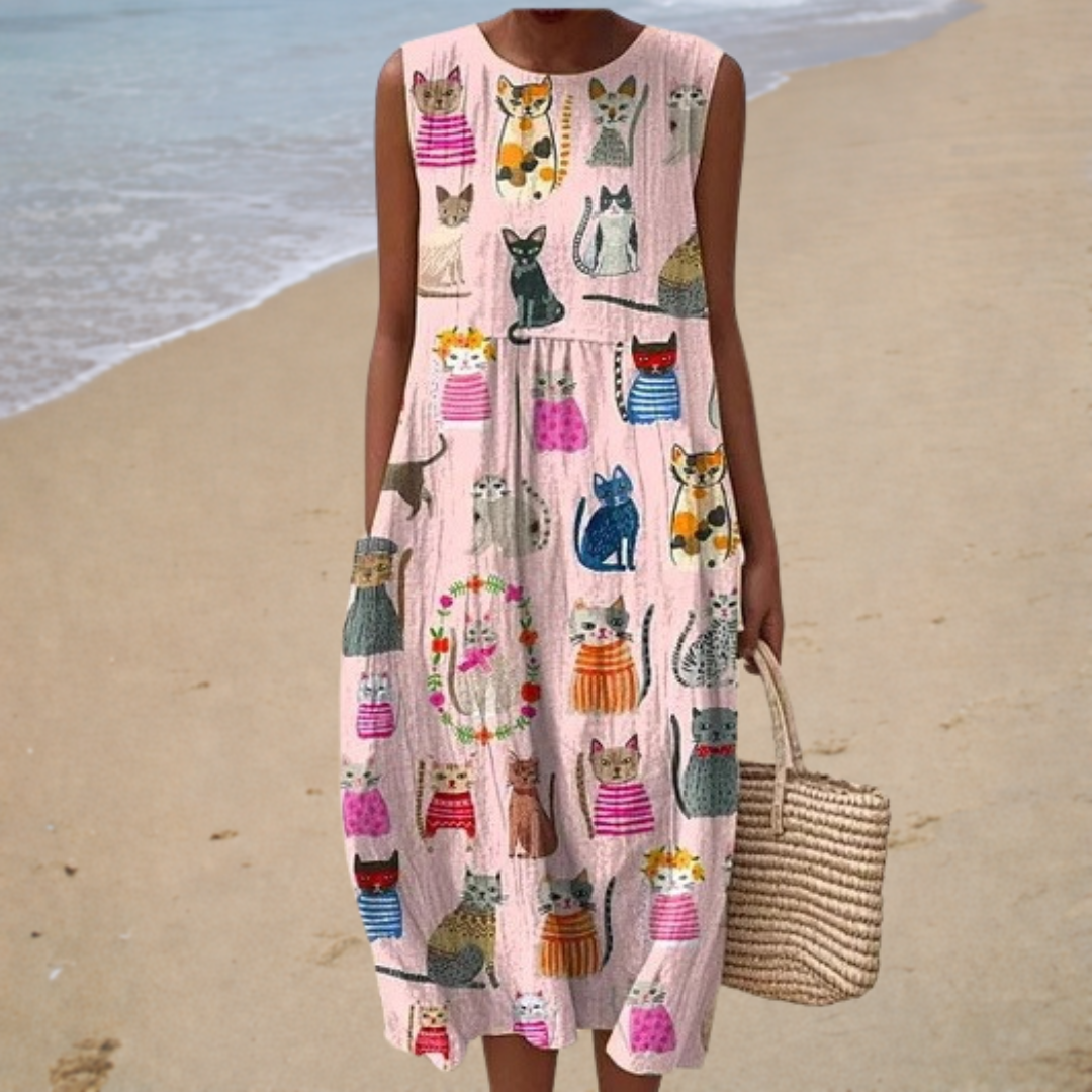 Muriel Sleeveless Summer Dress