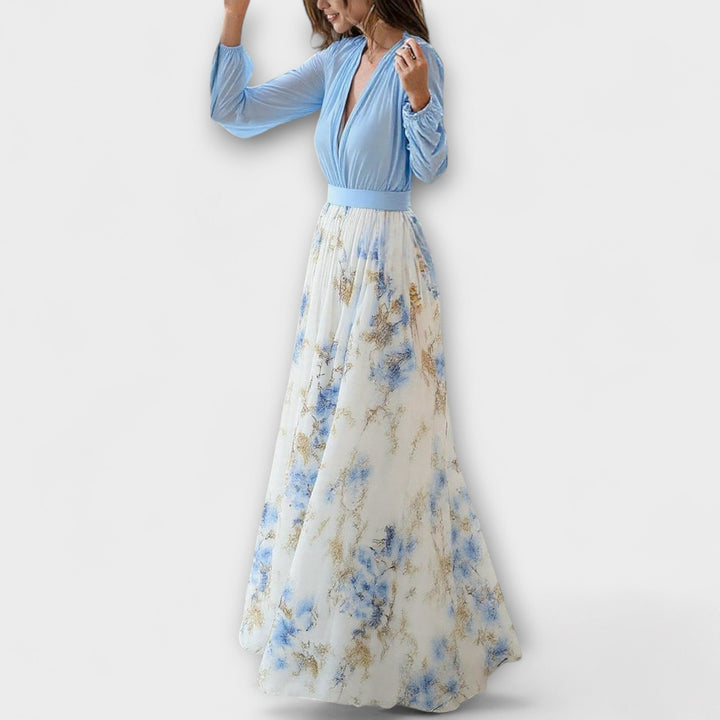 Cornelia - Sparkling Floral Maxi Dress