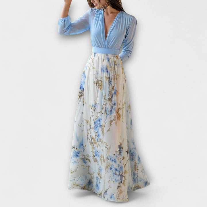 Cornelia - Sparkling Floral Maxi Dress