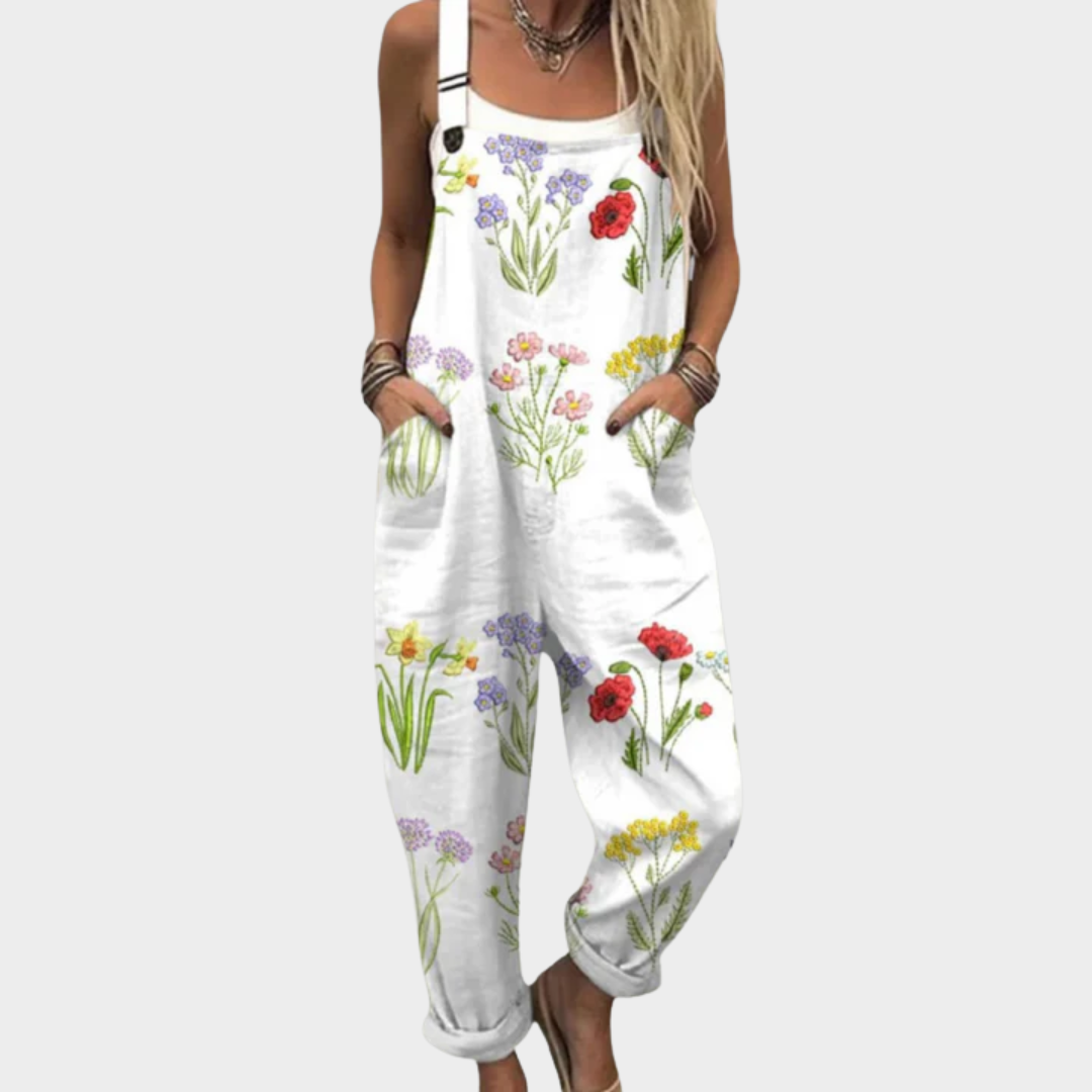 Marie – Bequemer Jumpsuit mit Print