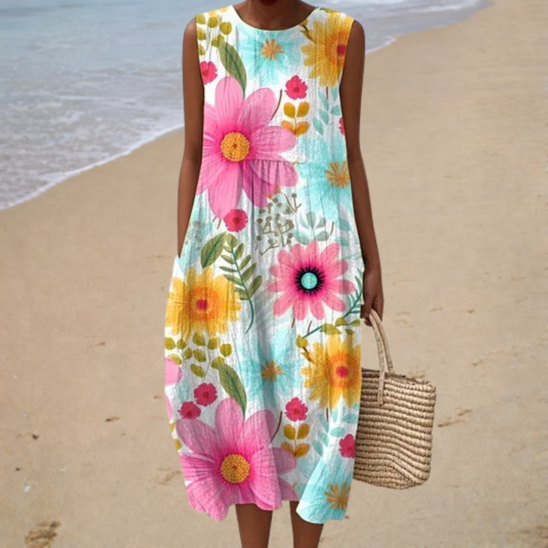 Muriel Sleeveless Summer Dress