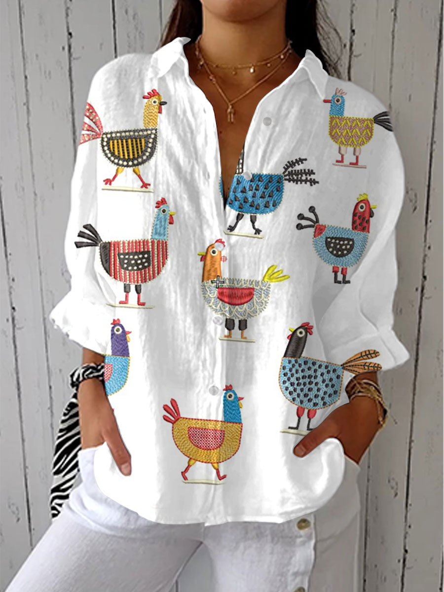 Alberta | Playful Hen Blouse