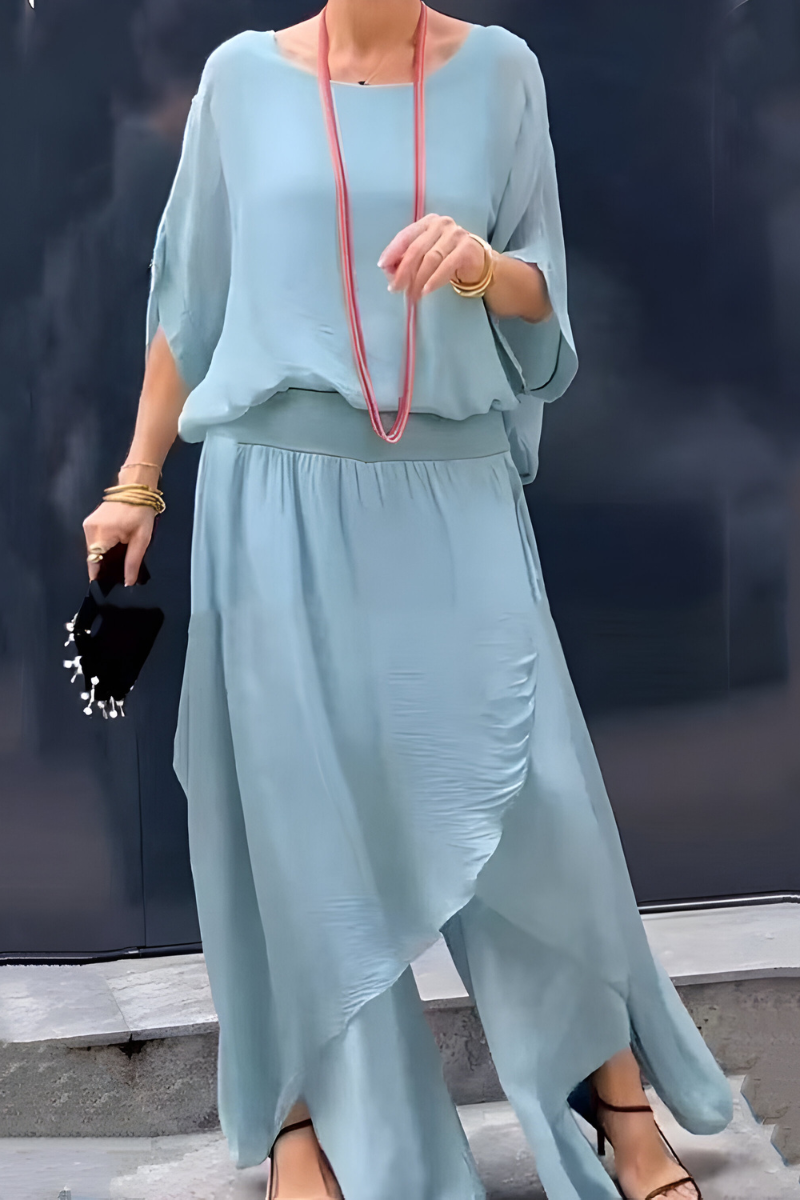 Delora | Wide-Leg Two-Piece Set
