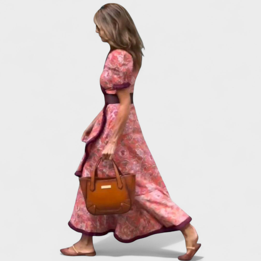 Fiona | Floral Wrap Dress