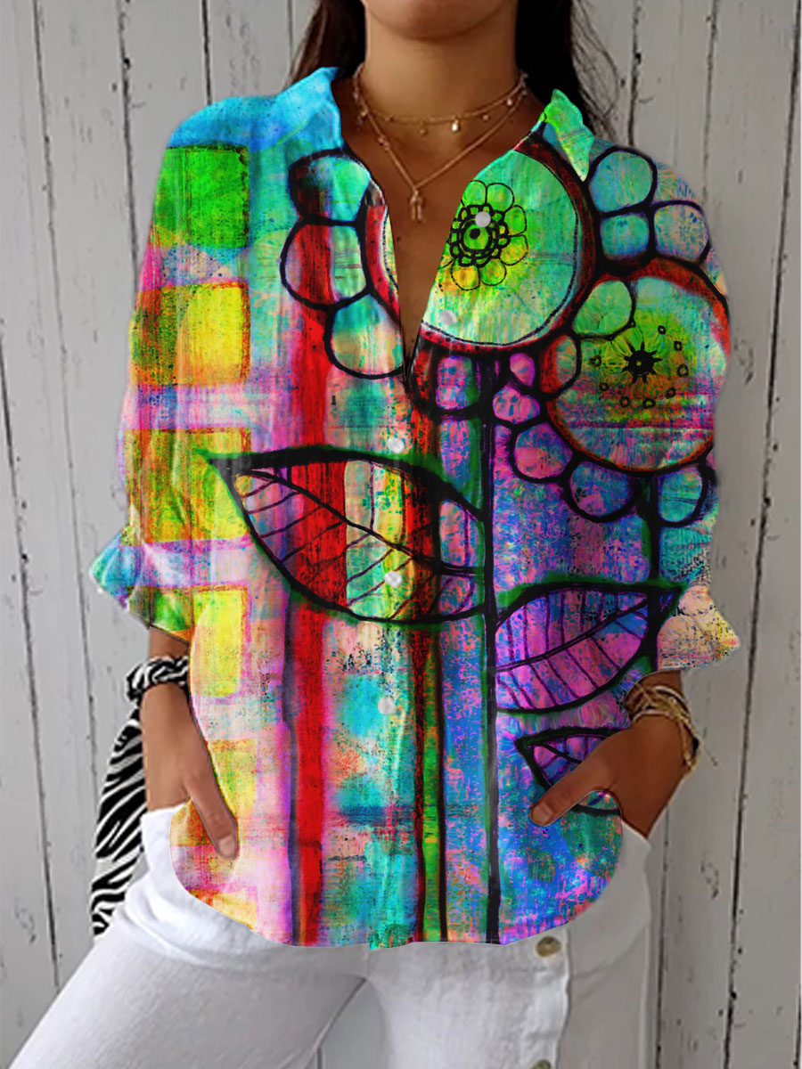 Alexa | Artistic Bloom Blouse