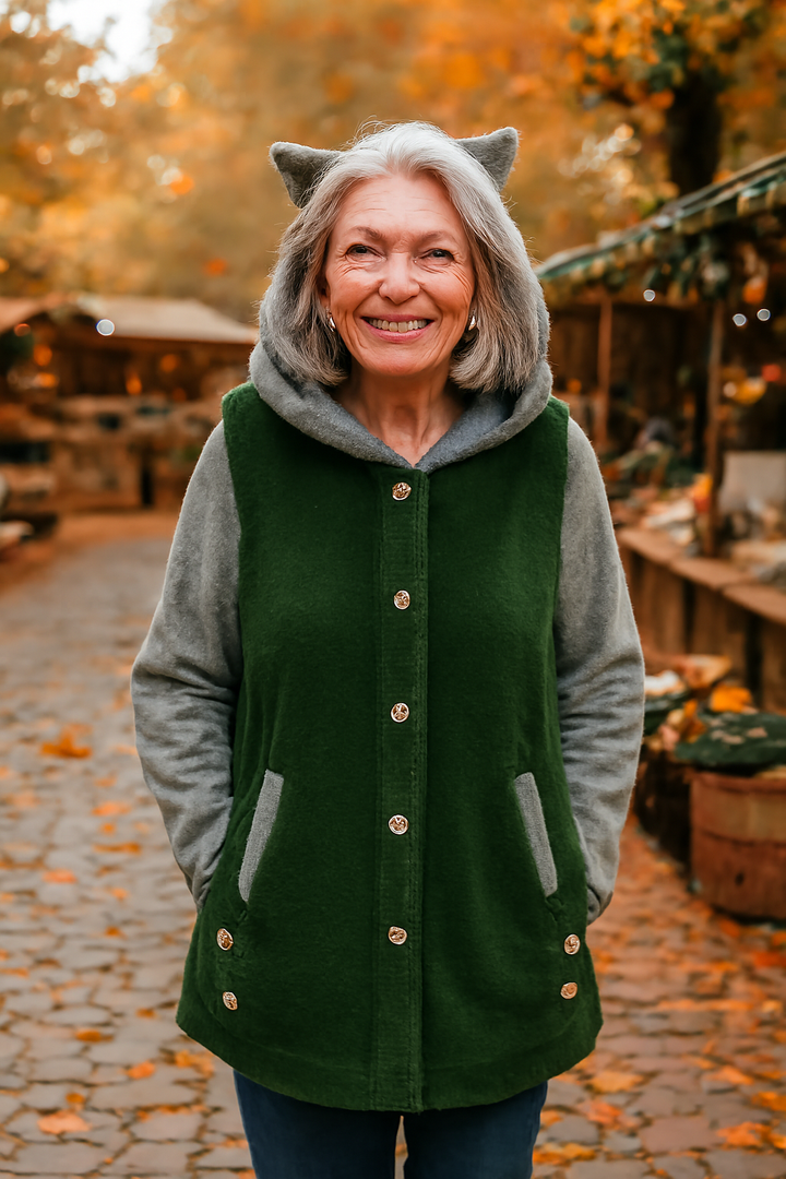 Olivia | cosy Cat Ear Hoodie - Elegant Comfort for Autumn & Winter
