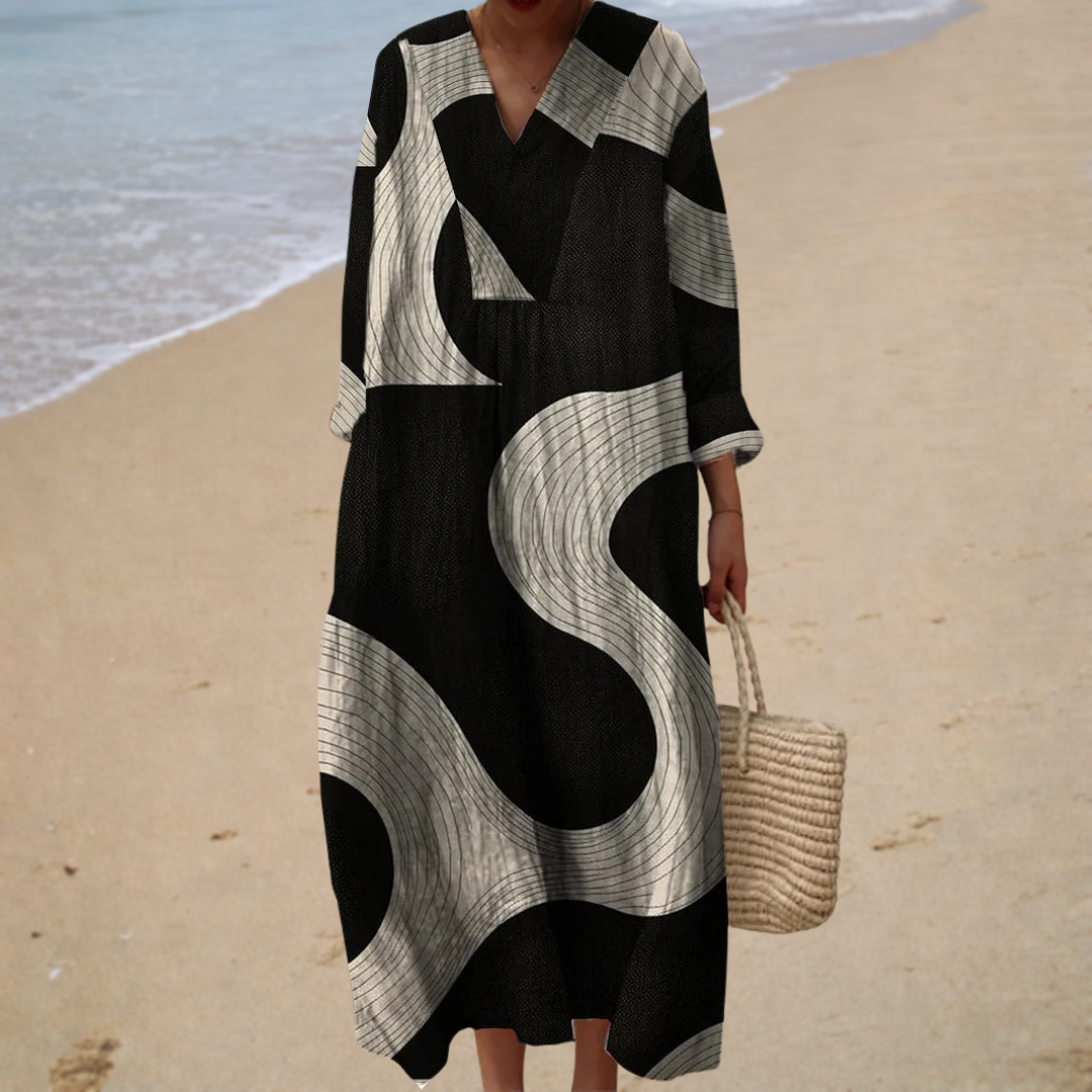 Myra Printed Summer Dress