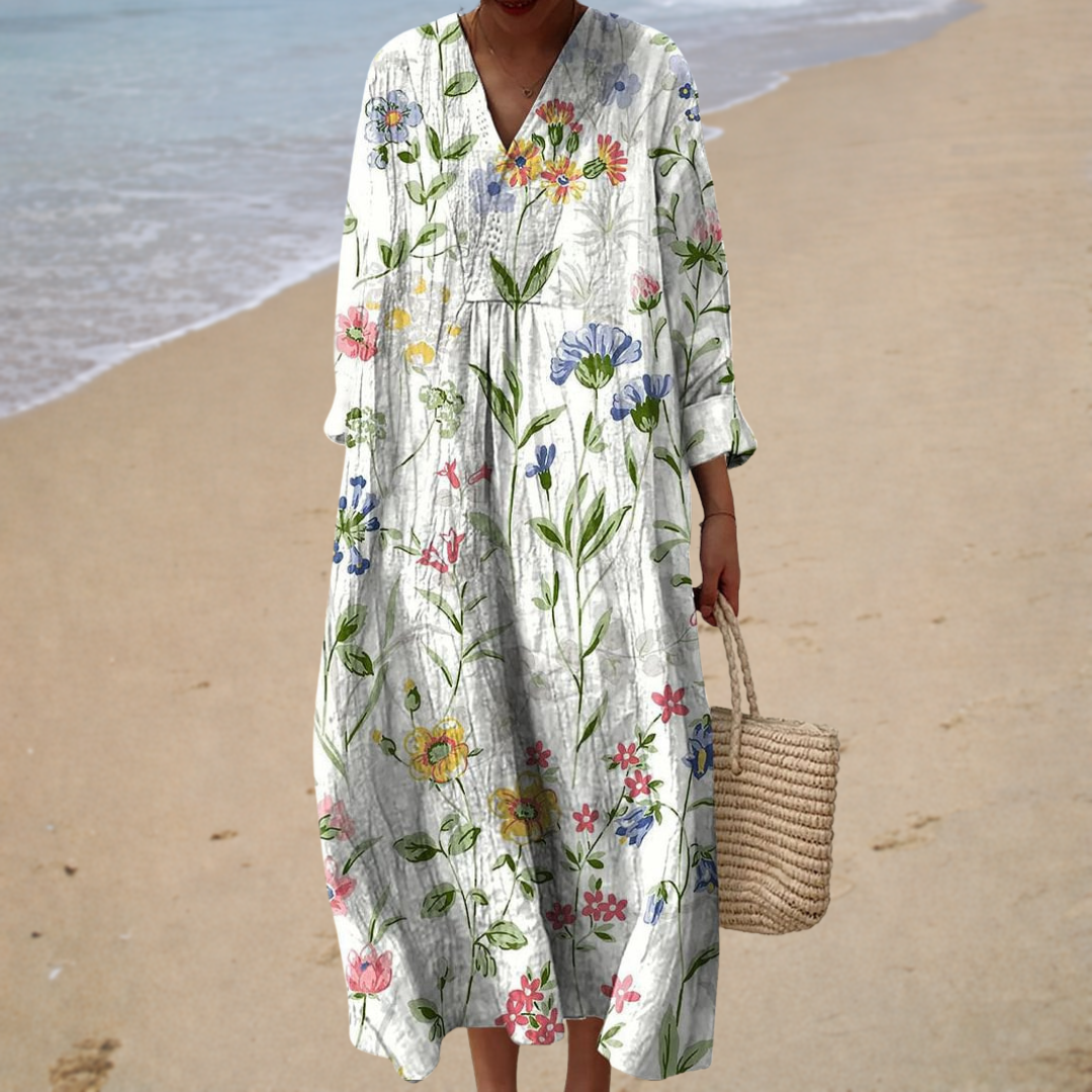 Myra Printed Summer Dress