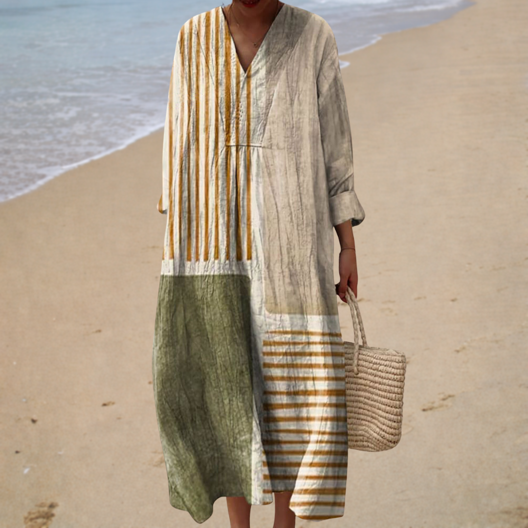 Myra Printed Summer Dress
