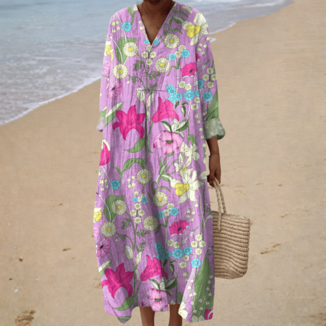 Myra Printed Summer Dress
